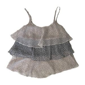 the cutest little summer tank top with tiny little floral details all over!